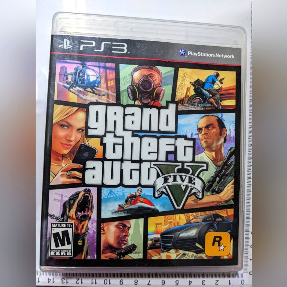 PS3 GTA V | Grand Theft Auto V | Black Label | Complete Game+Box Manual+Map |🔥